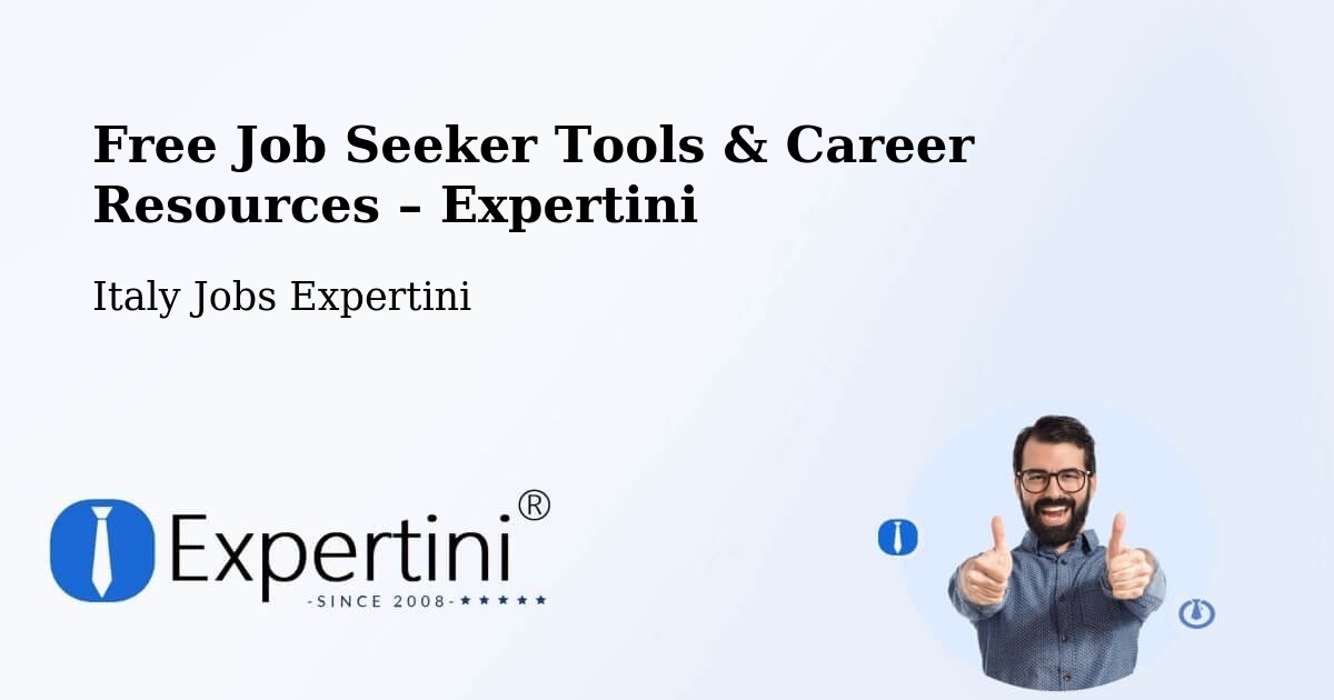 Free Job Seeker Tools & Career Resources – Cesate - Cesate, Italy Jobs Expertini