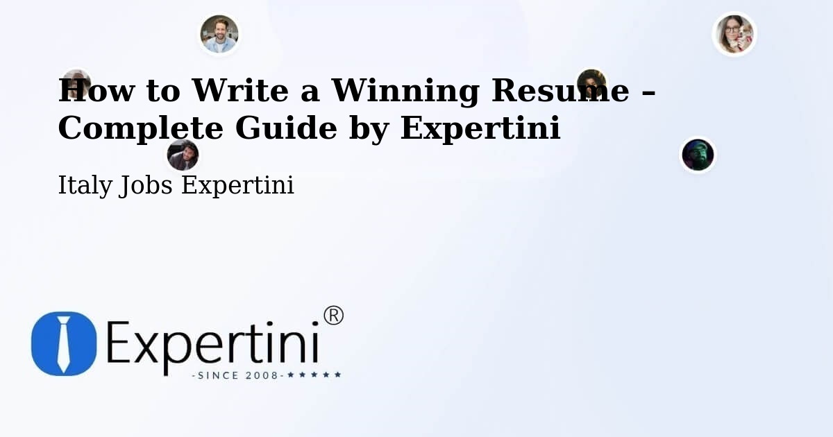 Resume Writing Guide for Job Seekers – Cesate - Cesate, Italy Jobs Expertini